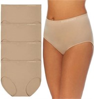 Ellen Tracy Essentials 4 Seamless Briefs - L