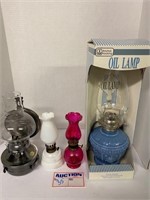 Various Sizes & Styles of Kerosene Lamps