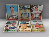 1967 Topps (6 Diff HOFrs) Pete Rose