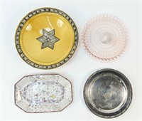 GROUPING OF PORCELAIN PLATTERS, ETC.