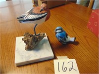 Goebel Bird & Carved Wooden Bird