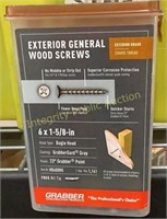 Exterior General Wood Screws 6 x 1-5/8”