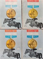 Lot Of 4 Washington International Horse Show