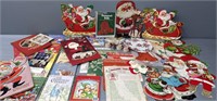 Vintage Christmas & Santa Decorations Lot