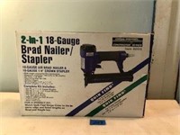 2 In 1 18-Guage Brad Nailer/Stapler