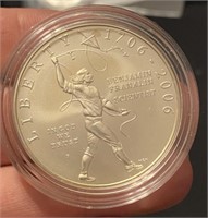 2006 US Benjamin Franklin Silver Dollar