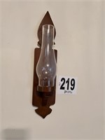 Pair Of Wooden Sconce