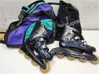 Size 8 Rollerblades Pads, Carry Bag