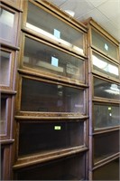 7 Stack Antique Oak Barrister Bookcase