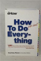 "How To Do Everything" Hardcover Book