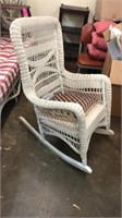 Vintage Wicker Rocking Chair