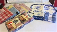 Table Cloths (1) Round (1) Oval (4) Oblong ,