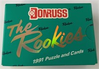 1991 DonRuss MLB The Rookies Puzzle & Cards
