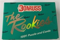 1991 DonRuss MLB The Rookies Puzzle & Cards