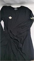 Design Lab Organic Cotton Black Dress Size Large