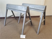 2 Folding Metal Sawhorses (No Ship)