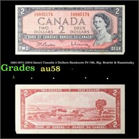 1961-1972 (1954 Issue) Canada 2 Dollars Banknote P