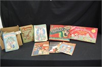 Vintage Board Games & Children's Books