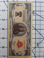 Founding father novelty banknote