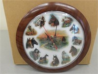 Round Horse Clock - 10" Diameter