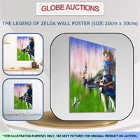 THE LEGEND OF ZELDA WALL POSTER(SIZE:20cm x 30cm)