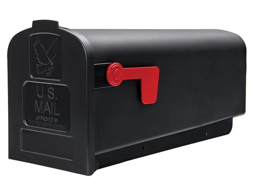 Architectural Mailbox Black Plastic Mailbox