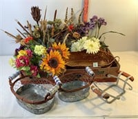 Assorted Flowers & Baskets