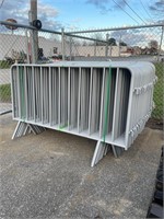 (40) Pcs. New 80" Freestanding Barrier Gates