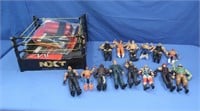 Mattel WWE NXT Ring & WWE Action Figures incl