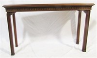 Chinese Chippendale mahogany sofa table