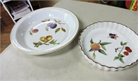 Royal Worchester Pie Plate & Dish