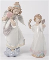 Lot of 2 Lladro Girl Figurines w/ Original Boxes.