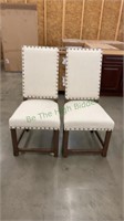 2 DINING CHAIRS