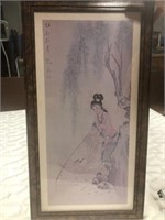 25 inch tall Asian picture