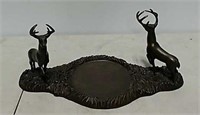 metal Base with two Stags