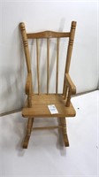 American girl rocking chair solid wood
