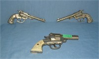 Group of vintage western themed cap guns