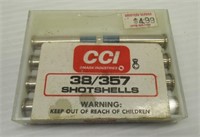 (8) Rounds of CCI 38/357 shot shells.