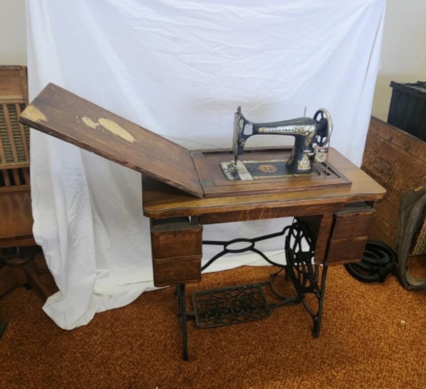Antique Franklin Sewing Table