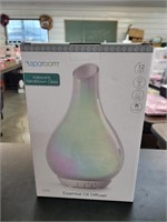 New iridescent and blown glass oil diffuser