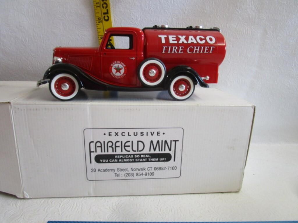 Texaco Fire Chief Truck Fairfield Mint | Backwoods Auction & Artifacts LLC