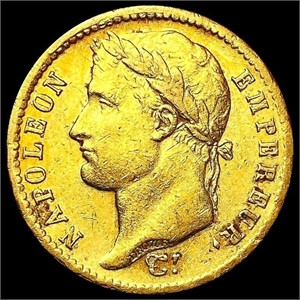 1811-A France .1867oz Gold 20 Francs CLOSELY