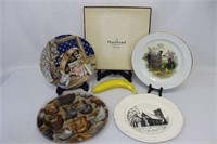 Assortment of Decorative Plates Including Limoges