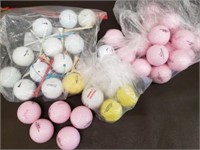Lot of Assorted Golf Balls. Pinnacle Lady &