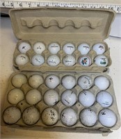 2 1/2 dozen golf balls
