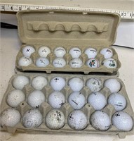 2 1/2doz golf balls