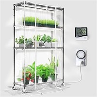 Barrina Mini Greenhouse With Led Grow Light For