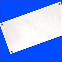 4 Less Co 3x10 Ft Blank Vinyl Banner White