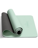 CAMBIVO Yoga Mat for Women Men Kids, 72" x 24" TPE