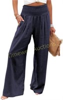 REDMORE Women's High Waist Palazzo Pants (Small)